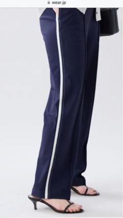 25ss完売⭐︎IENAクリアジャージトラックパンツ36ネイビー