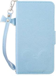 AQUOS sense SH-01K ケース 手帳型 カバー 水色 可愛い