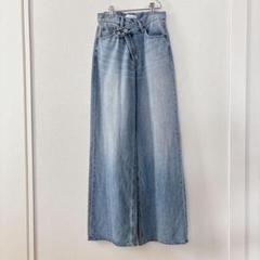 2025年最新】moussy cross waist wide straightの人気アイテム
