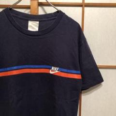【古着】 old nike ナイキ 半袖 Tシャツ ワンポイント ネイビー