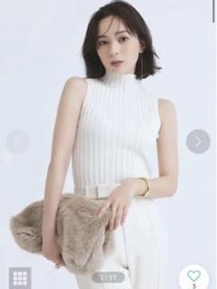 anuans ノースリーブリブニットトップス(2024AW) - メルカリ