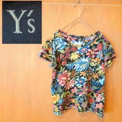 Y's ヨウジヤマモト 花柄 シアー Ｔシャツ カットソー