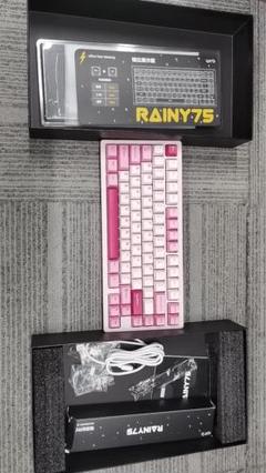 #16 Rainy75 Pro(JWK黒白スイッチ) Pink 16 Rainy75 Pro(JWK黒白スイッチ) Pink - メルカリ