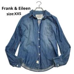 Frank & Eileen BARRY インディゴ デニム スキッパーシャツ