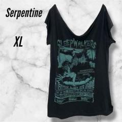 Serpentine◇ ホラーロゴTシャツ 【XL】Y2K フェアリーグランジ