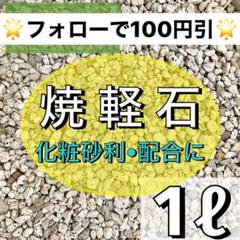 ⭐︎庭屋が薦める焼軽石⭐︎ 1ℓ 小粒 多肉植物 サボテン 観葉植物 土 魂根植物