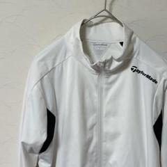 TaylorMade レディースジャケット ホワイト/ブラック Sサイズ