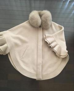 DOUBLE STANDARD CLOTHING ベージュポンチョコート 2025年最新】DOUBLE STANDARD CLOTHING カラー:ベージュ系