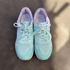 ASICS ミントグリーン スニーカー　24cm