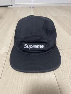 Supreme 黒 ジェットキャップ ストレートブリム