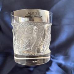 ラリック　フクロウ　タンブラー LALIQUE（リラック） ユロットオールドファッションタンブラー