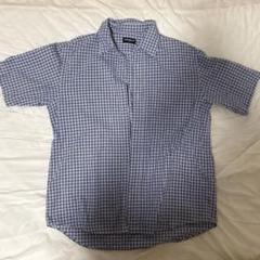 OLD UNIQLO 紺タグ　90s チェック　半袖　シャツ　古着　city