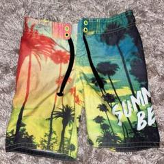 H&M リゾート柄　カラフル　ヤシの木　110から120