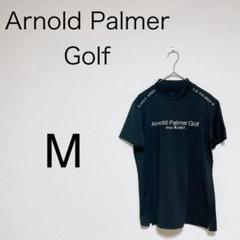 アーノルドパーマー レディース ゴルフウェア モックネック 半袖 ブラック M