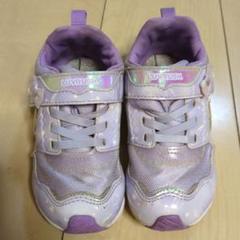ムーンスター luvrush パープル サイズ17.5