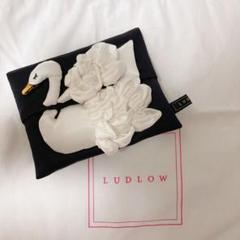 LUDLOW ティッシュケース付きポーチ　swan スワンモチーフティッシュケース付きポーチが追加決定！— LUDLOW