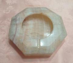 大理石　灰皿　八角形　レトロ