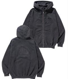 美品 XLARGE イーグル刺繍パーカー 黒 XL ストリート フーディ org.jpg