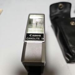 Canon 　キャノネット28 ストロボ　CANOLITE D　ケースあり Canon キャノネット28 ストロボ CANOLITE D ケースあり フィルム