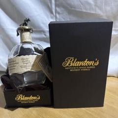 Blanton's ウイスキー空瓶と馬のフィギュア台座セット Blanton's Bourbon Barrel Stave — The Official Blanton's