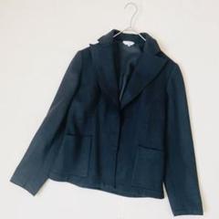 MaxMara テーラードジャケット 42 ウール混 イタリア製　ブラック