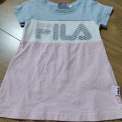 FILA メッシュロゴ入りチュニック 80サイズ
