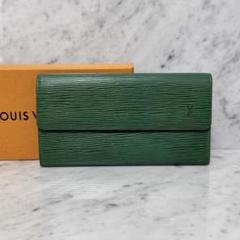 LOUIS VUITTON ルイヴィトン 長財布 エピ グリーン 緑 - メルカリ
