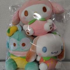 サンリオキャラクターズましゅまるむなりきりフルーツぬいぐるみ② 全 3種セット