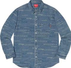 Supreme 19FW Dimensions Logo Denim Shirt
