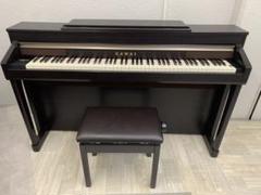 KAWAI　カワイ　アップライトピアノ　椅子付き(高さ調整可)　直接引き取り歓迎 値下げ】KAWAI アップライトピアノ KU-3 専用ピアノ椅子付き