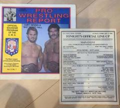 【AWA】1986年2月9日公式プログラム プロレスパンフレットのサムネイル