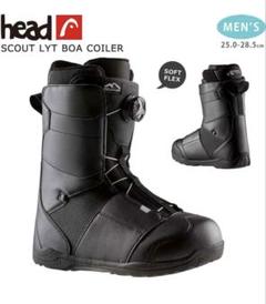 【よしー】Head BOA SCOUT ブラック スノーボードブーツ HEAD ヘッド スノーボード ブーツ メンズ SCOUT LYT BOA