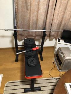 史上一番安い 手渡し希望 筋トレセット 北九州 シャフト ベンチプレス台 ウエイトトレーニング