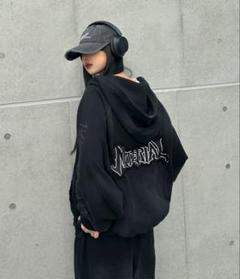KsG ドルマンジップフーディー レタリングスウェットパンツ 送料0円】 KsG ドルマンジップフーディー レタリングスウェット
