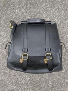 一点物‼️黒レザー 2wayバックパック made in Japan