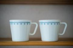 すそす様専用 パイレックス Pyrex スノーフレイク マグカップ 2個