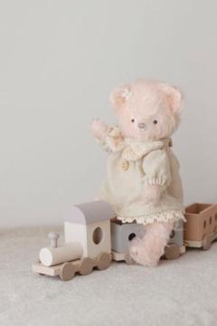 春カラー テディベア ぬいぐるみ 21cm