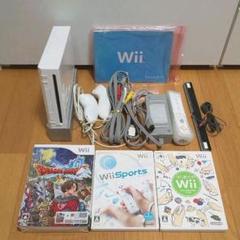 Wii本体【動作確認済】ソフト3本付き