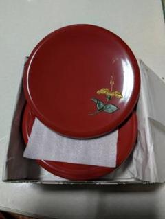 沖縄工芸品 琉球漆器 コーヒーカップ &ソーサー ペアセット スプーン付き 美品 afaj-c02024_1.jpg