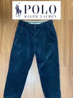 【希少 美品】ポロ ラルフローレン コーデュロイ パンツ ネイビー