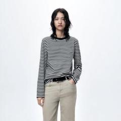【ZARA】インターロックTシャツ 3641/310/703 ZARA】インターロックTシャツ 3641/310/703 - メルカリ