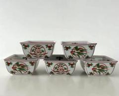 赤絵小鉢５客セット 新品未使用】 たち吉 花赤絵 小鉢5 枚セット - メルカリ