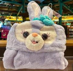 5 上海ディズニー　リーナベル　3d目玉　ふわふわ　ブランケットポンチョ3way 上海ディズニー リーナベル 3d目玉 ふわふわ ブランケット