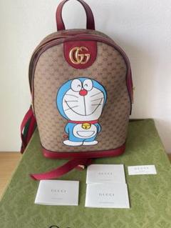美品】グッチ ドラえもん コラボ マイクロGG レザー リュック