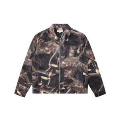 STUSSY ワークジャケットREALTREE ステューシー　Tシャツ ☆関税込☆STUSSY☆ZIP WORK JACKET REALTREE EDGE☆ (STUSSY