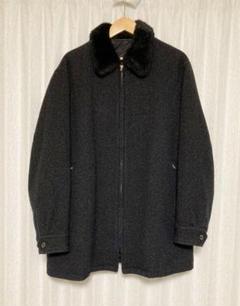 [90s Y's for men] 98SS ブラックファー ウールコート L 90s Y's for men] 98SS ブラックファー ウールコート L - メルカリ