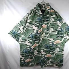 【美品 海外古着】K.A.D　サーフシャツ　アロハシャツ　ビックシルエット