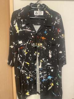 CHALLENGER ペイントスプラッターデザイン 半袖シャツ L S/S FIRE SHIRT オープンカラーシャツ-チャレンジャー 通販