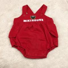 ミキハウス☆新品☆ロンパース☆サロペット☆ダルマオール☆90㌢☆レトロ☆タグ付き mikihouse - 昭和レトロ オールド ミキハウス キリン くま
