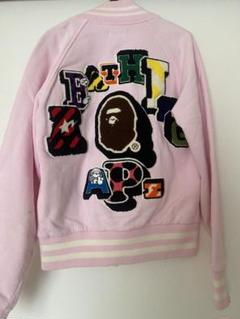 【BAPE】スウェットスタジャン　レディース　エイプ　A BATHING APE 2025年最新】アベイシングエイプ レディース スタジャンの人気